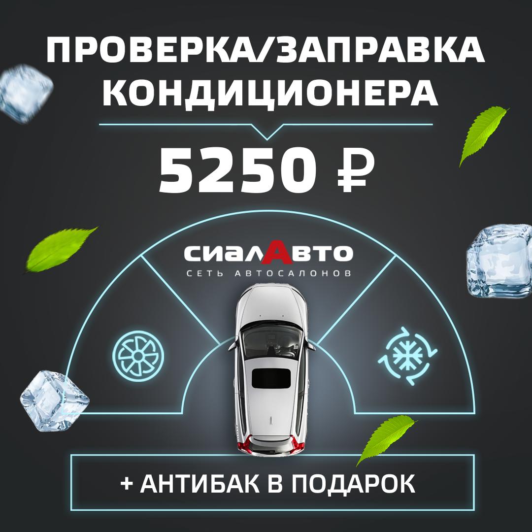 Проверка / заправка кондиционера за 5250 ₽